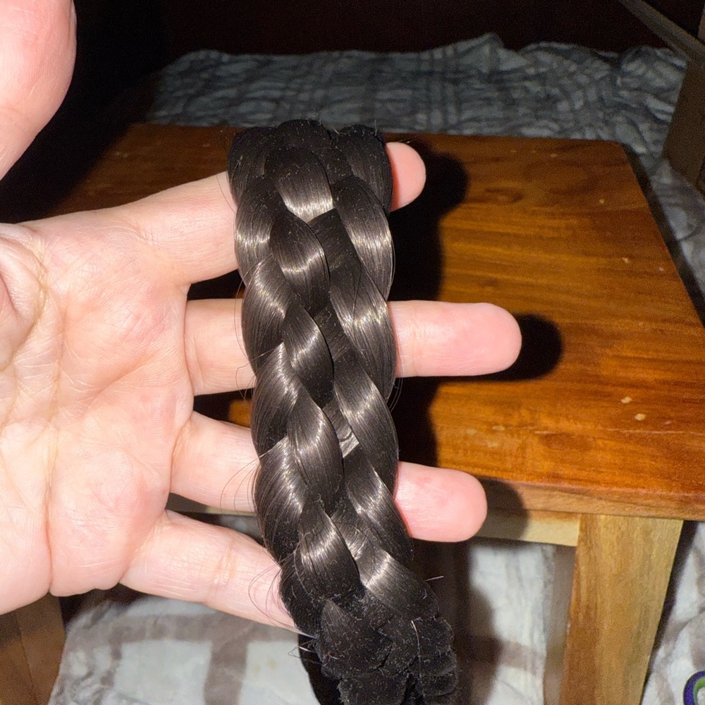 Madison Braids Elegant Dark Brown Braided Hair Headband